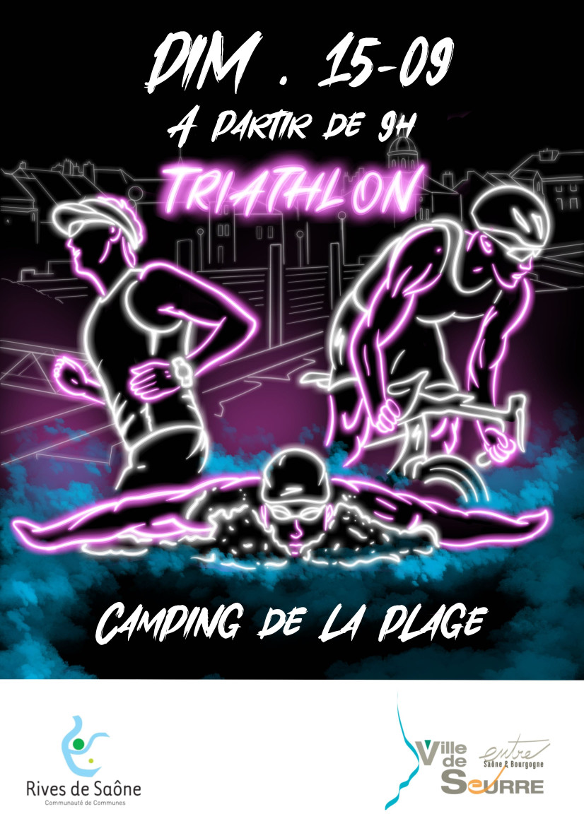 Affiche Triathlon Dimanche 15 septembre