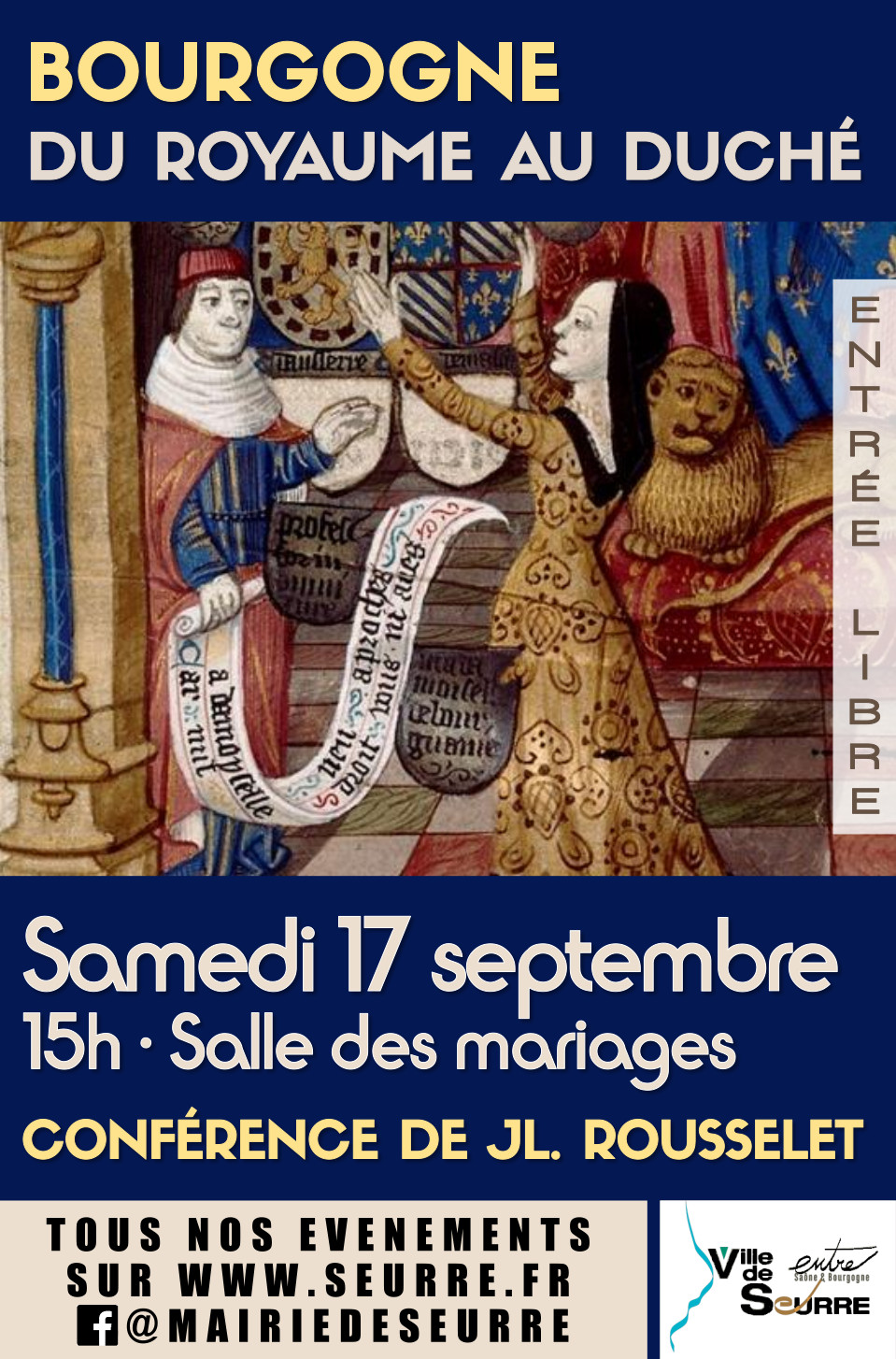 Conférence Bourgogne du royaume au duché