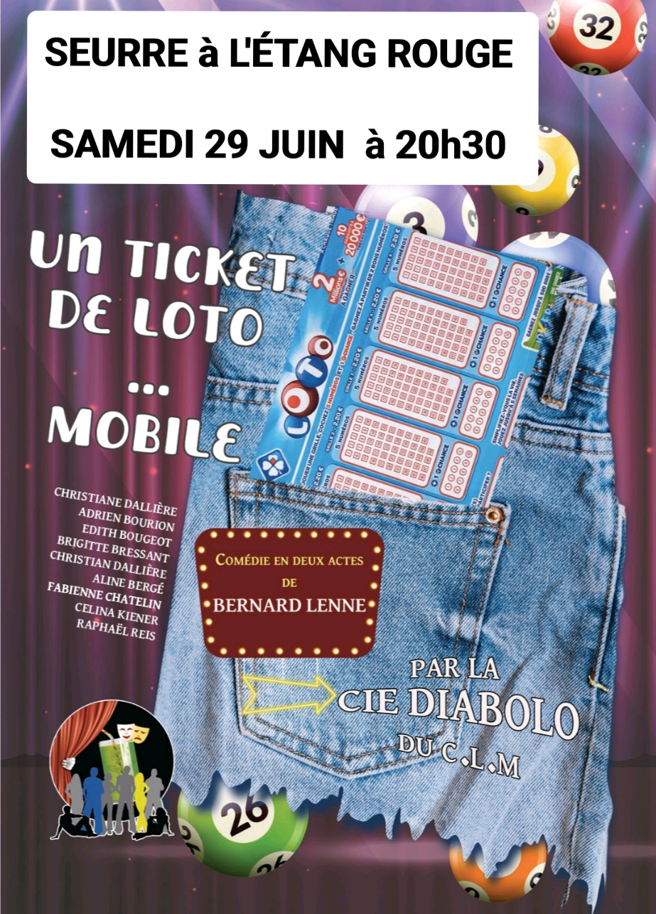 Affiche théâtre à Seurre Cie Diabolo