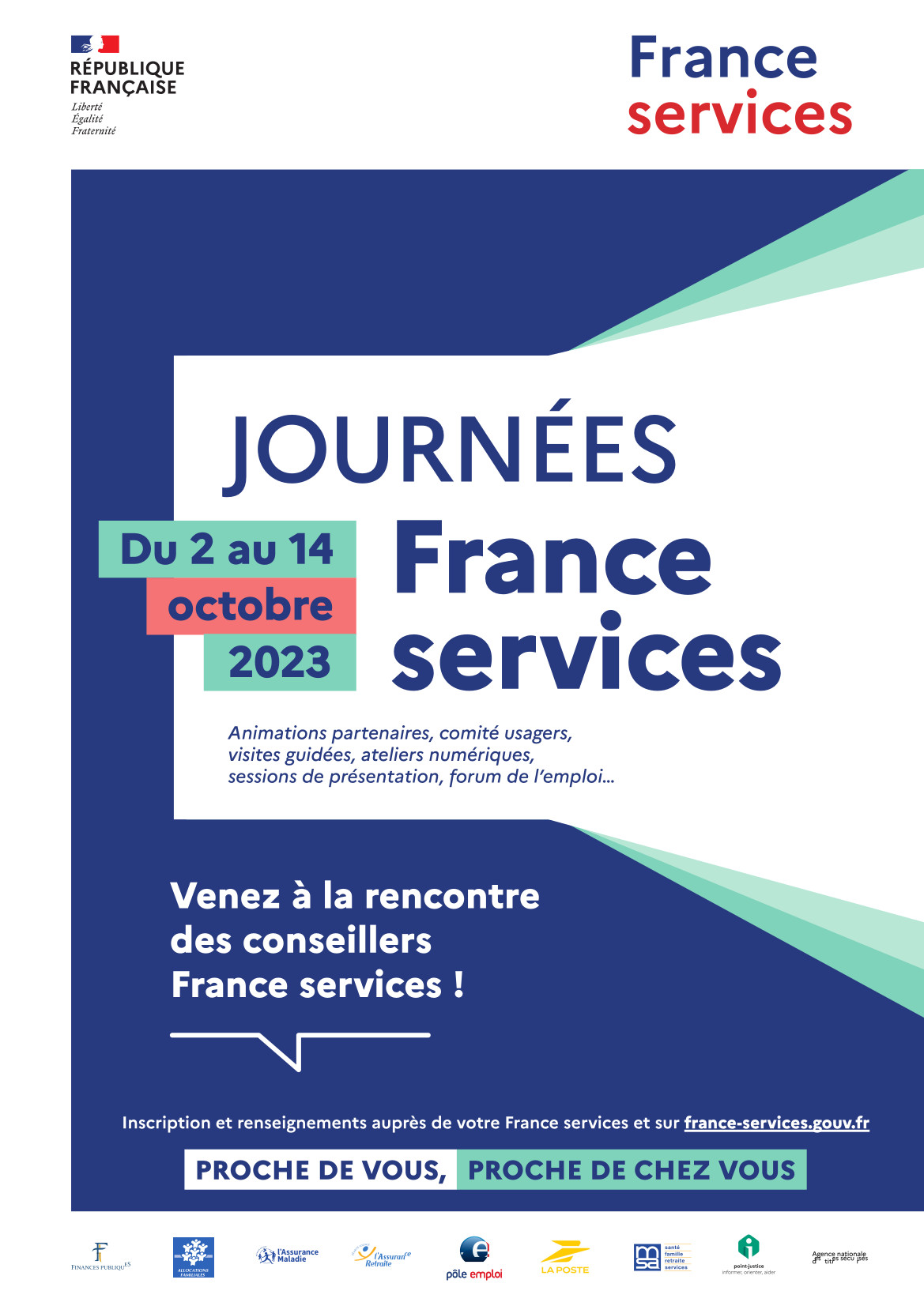 Affiche journée France services à Seurre