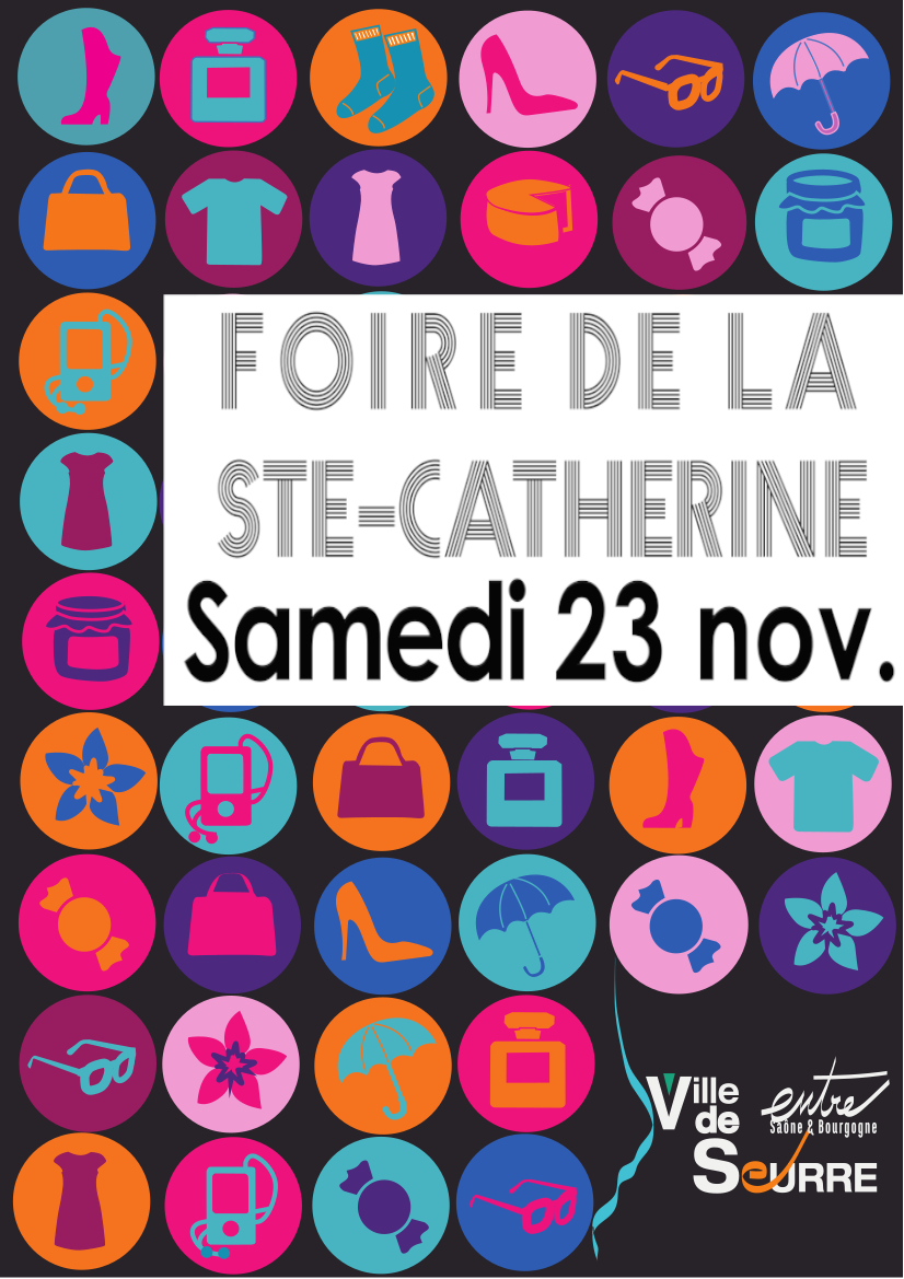 Affiche Foire de la Sainte-Catherine à Seurre