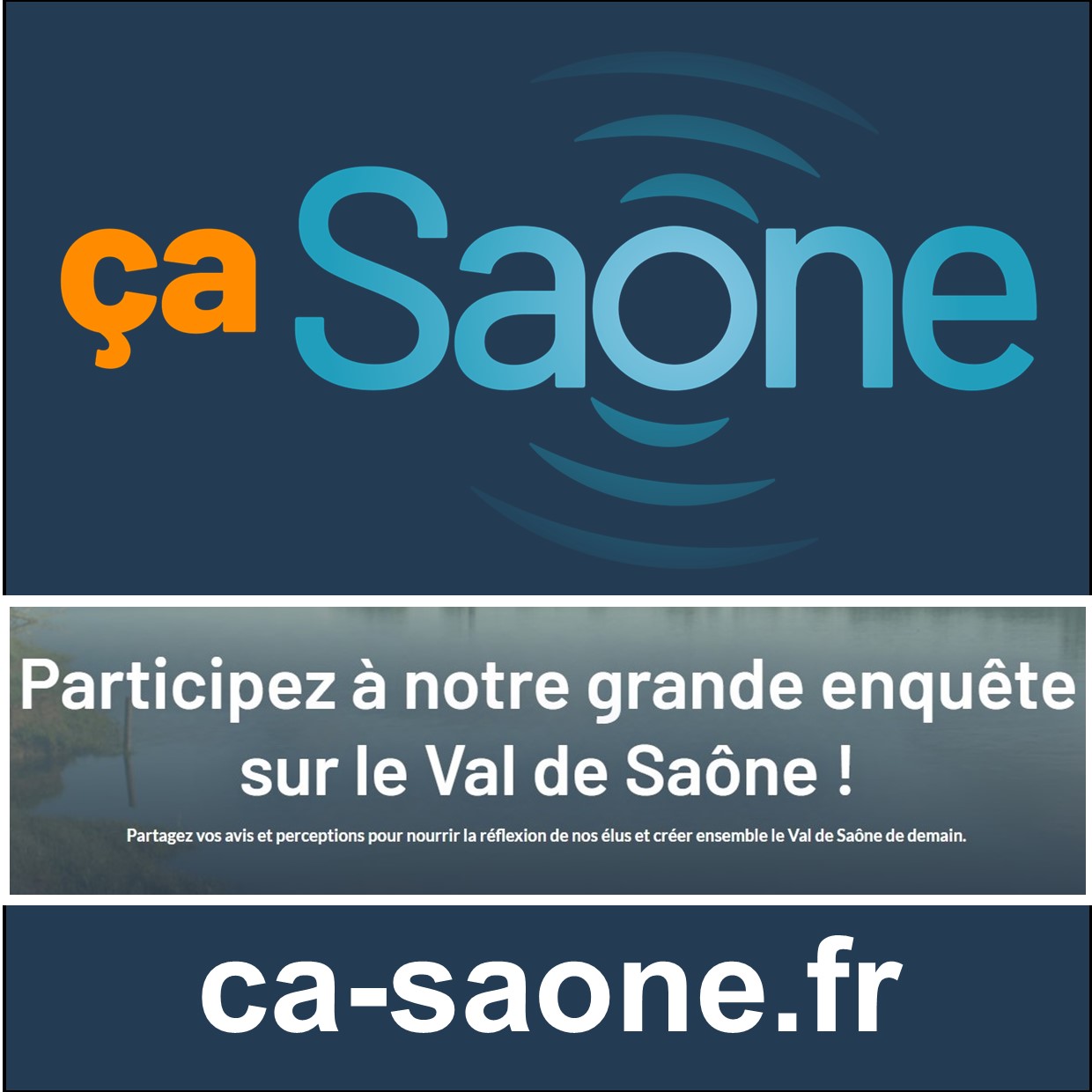 Grande enquête en ligne sur l'avenir du Val de Saône