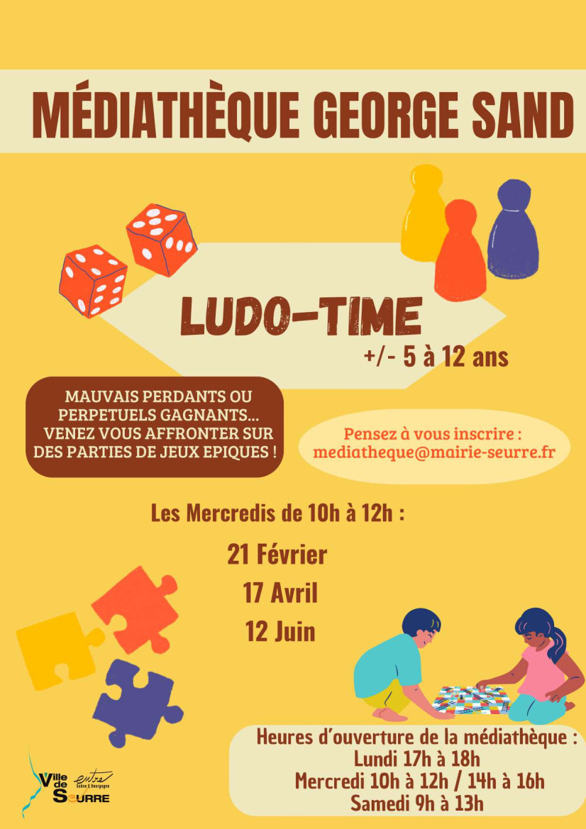 Médiathèque George Sand - Ludo-time