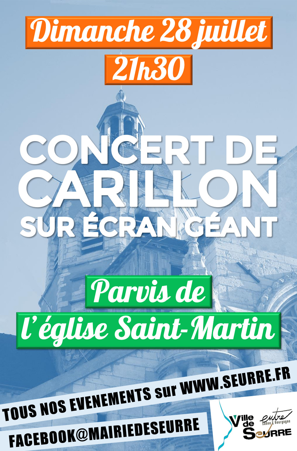 Concert de carillon à Seurre