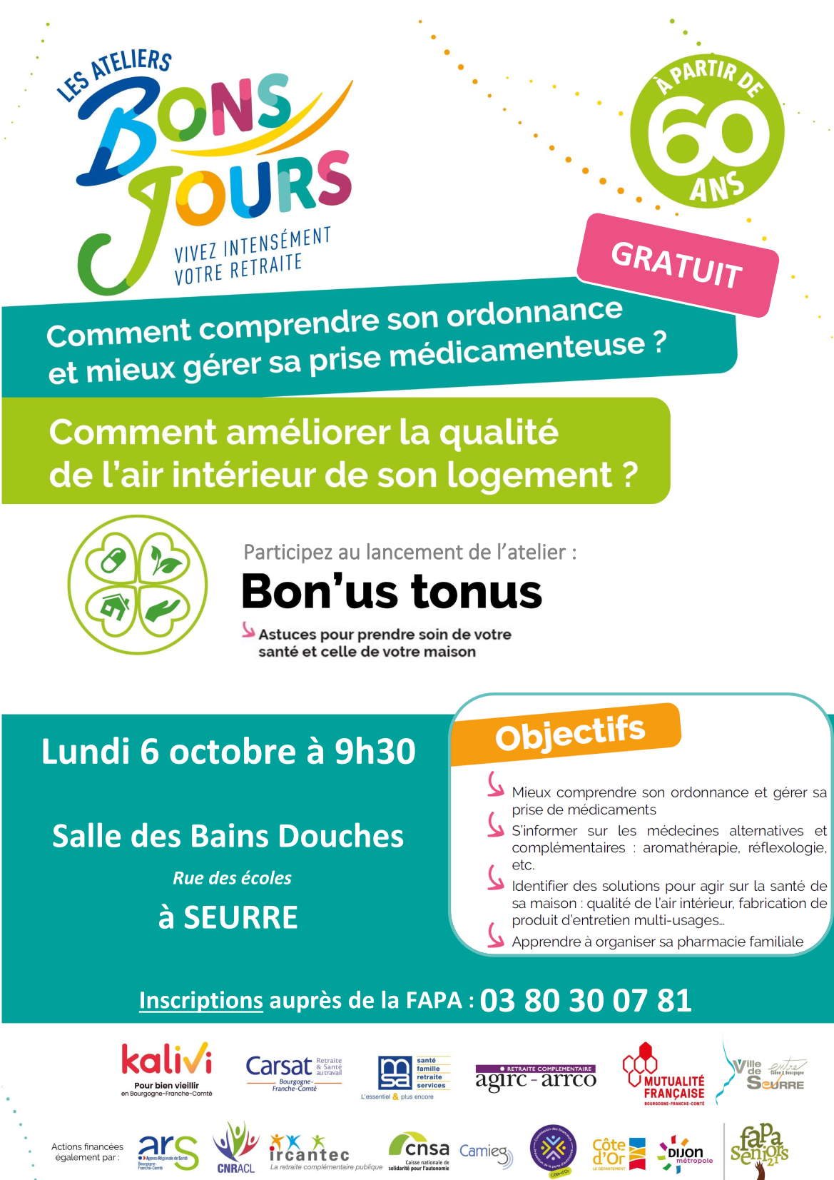 Atelier Bon-us Tonus à Seurre