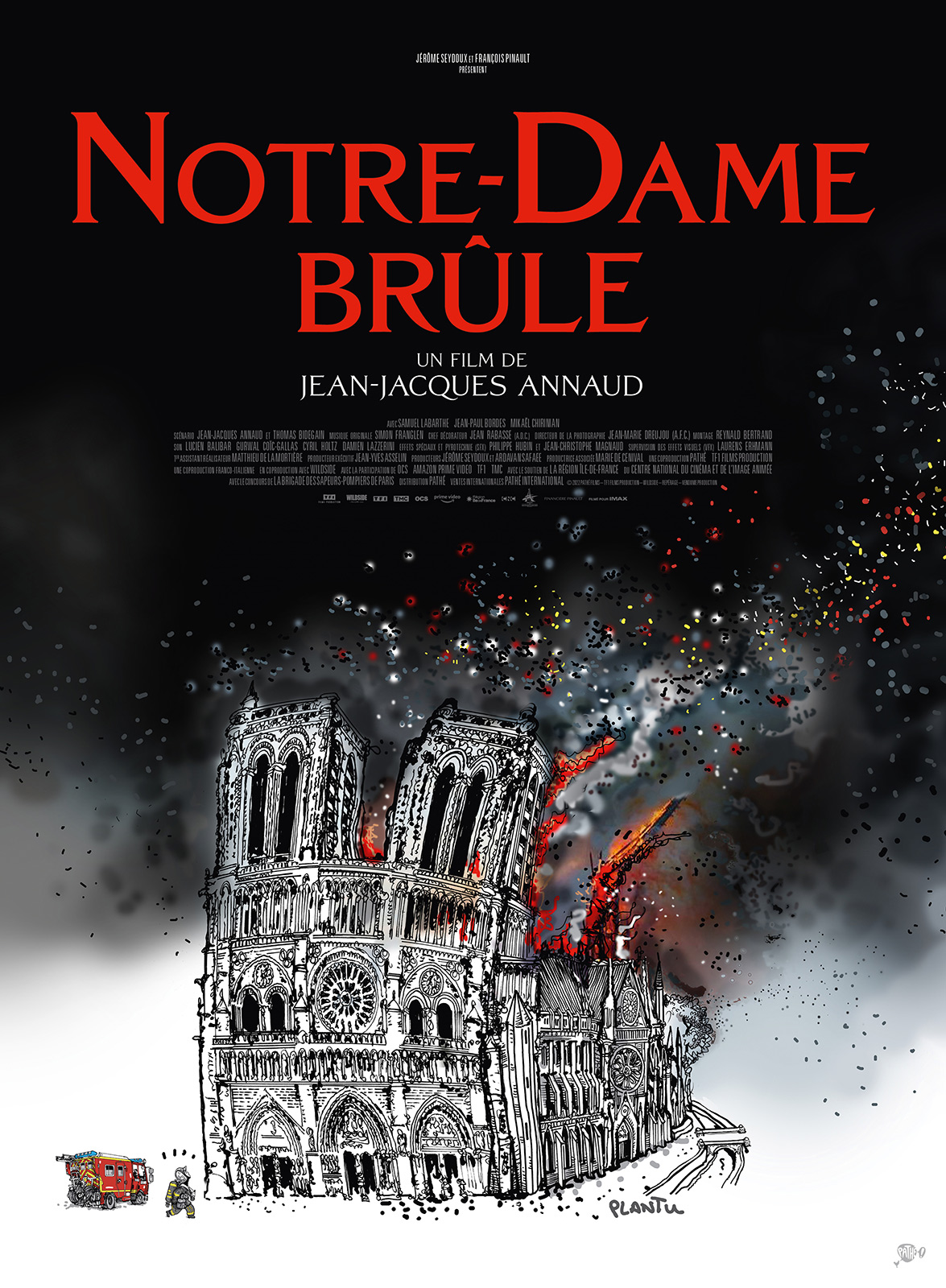Affiche du film Notre Dame brûle